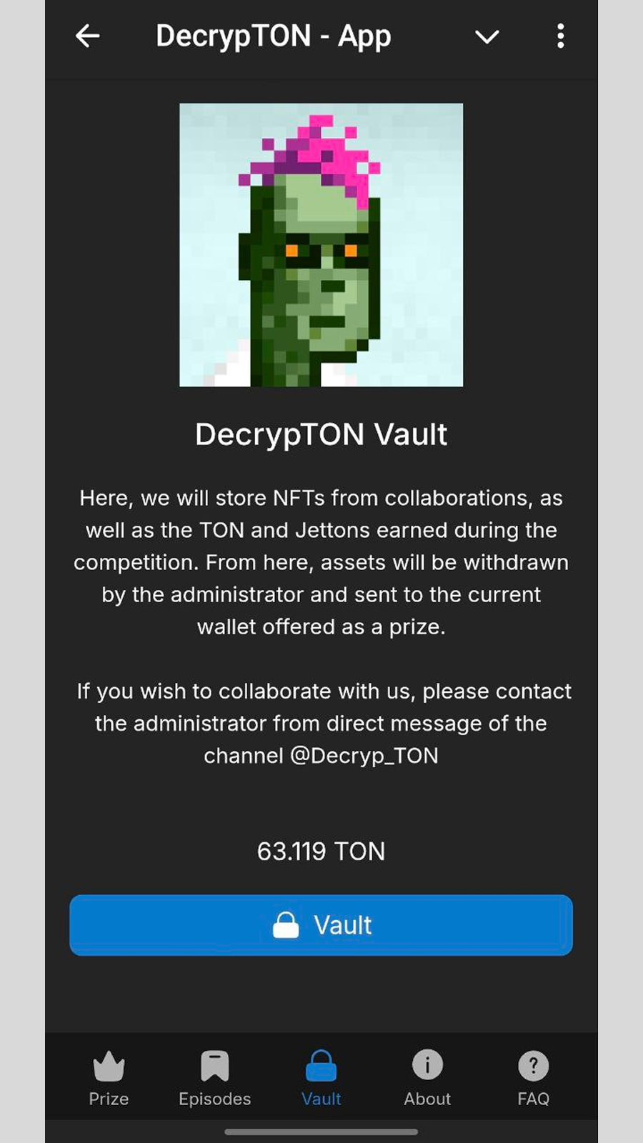 DecrypTON - App — Screenshot 2