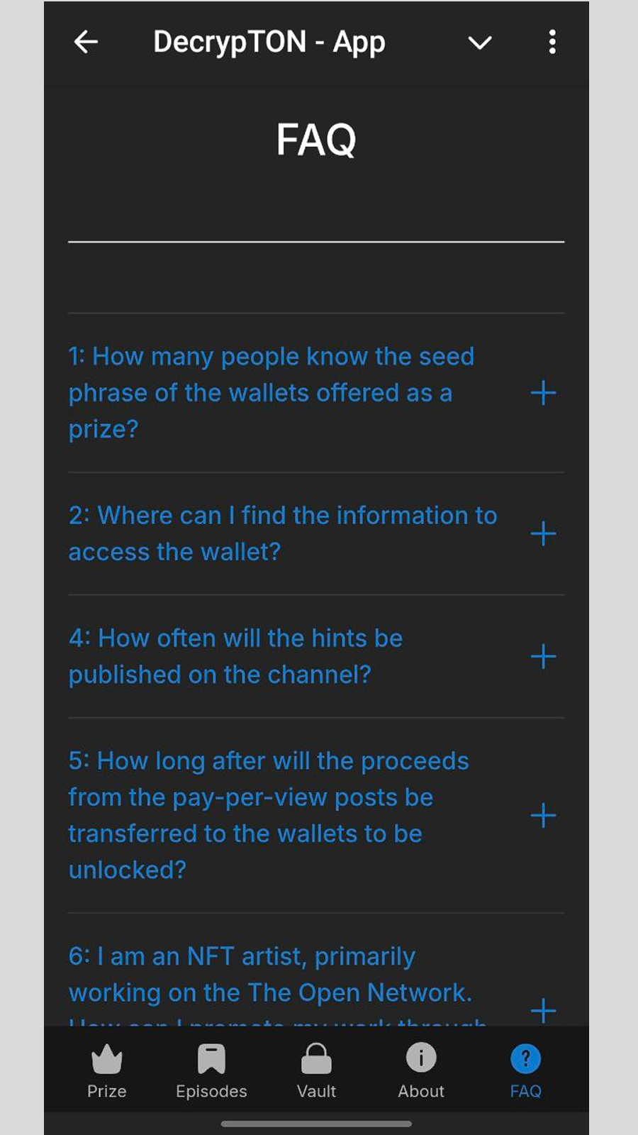 DecrypTON - App — Screenshot 4