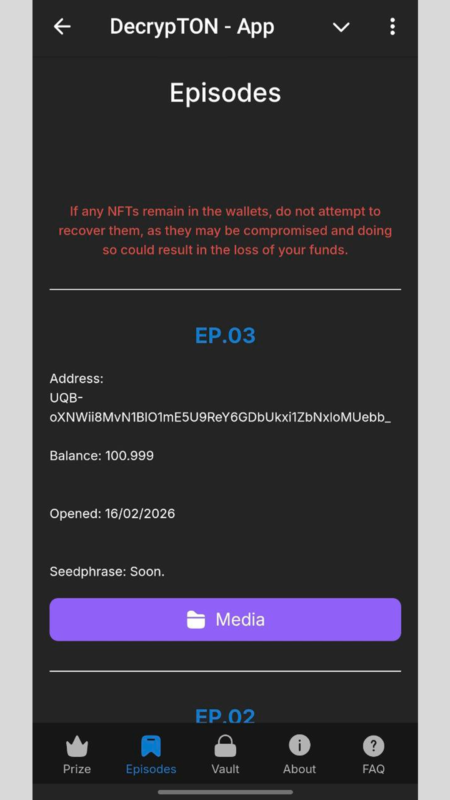 DecrypTON - App — Screenshot 5
