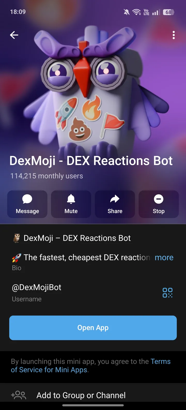 DexMoji - DEX Reactions Bot — Screenshot 4