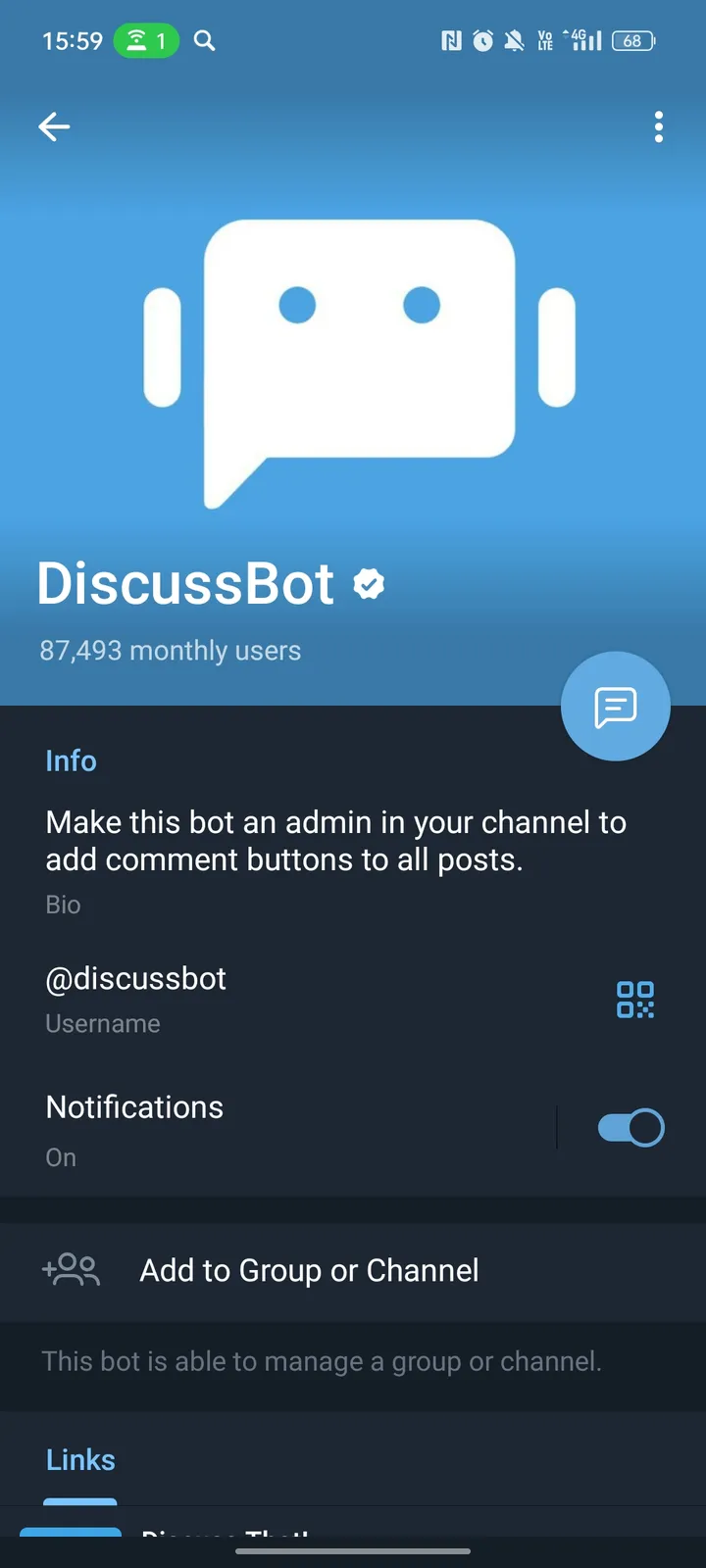 DiscussBot — Screenshot 4