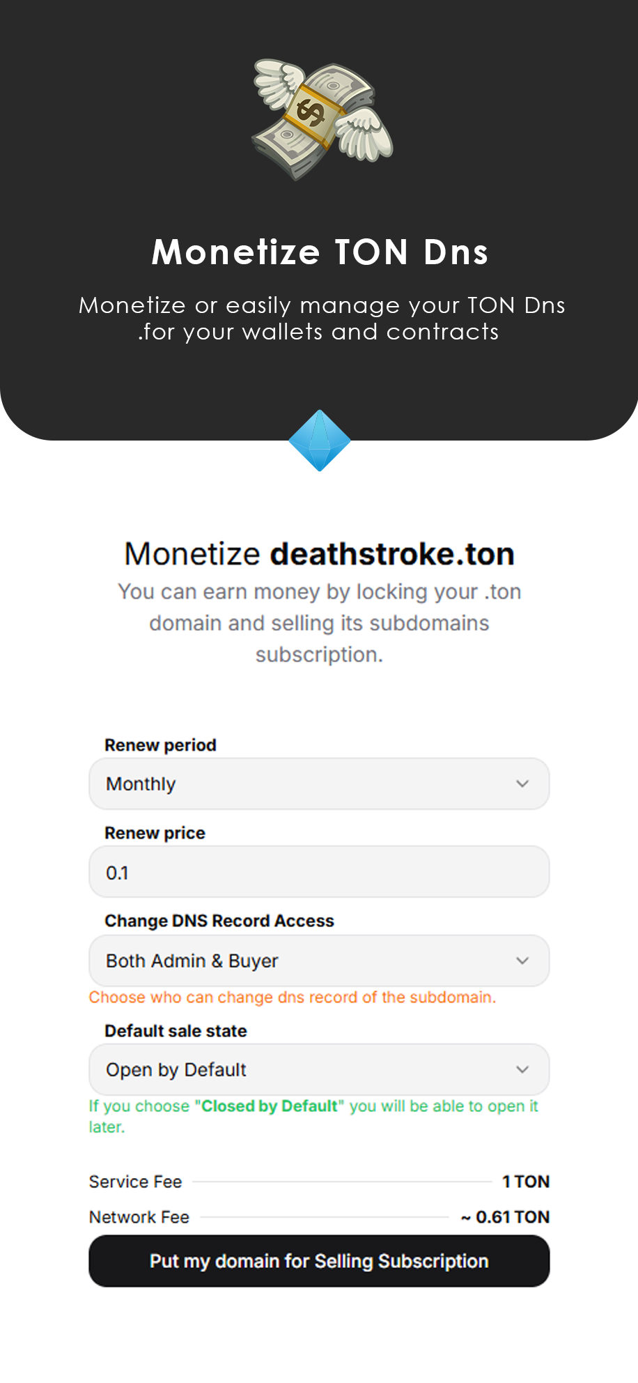 dotTON — Screenshot 2