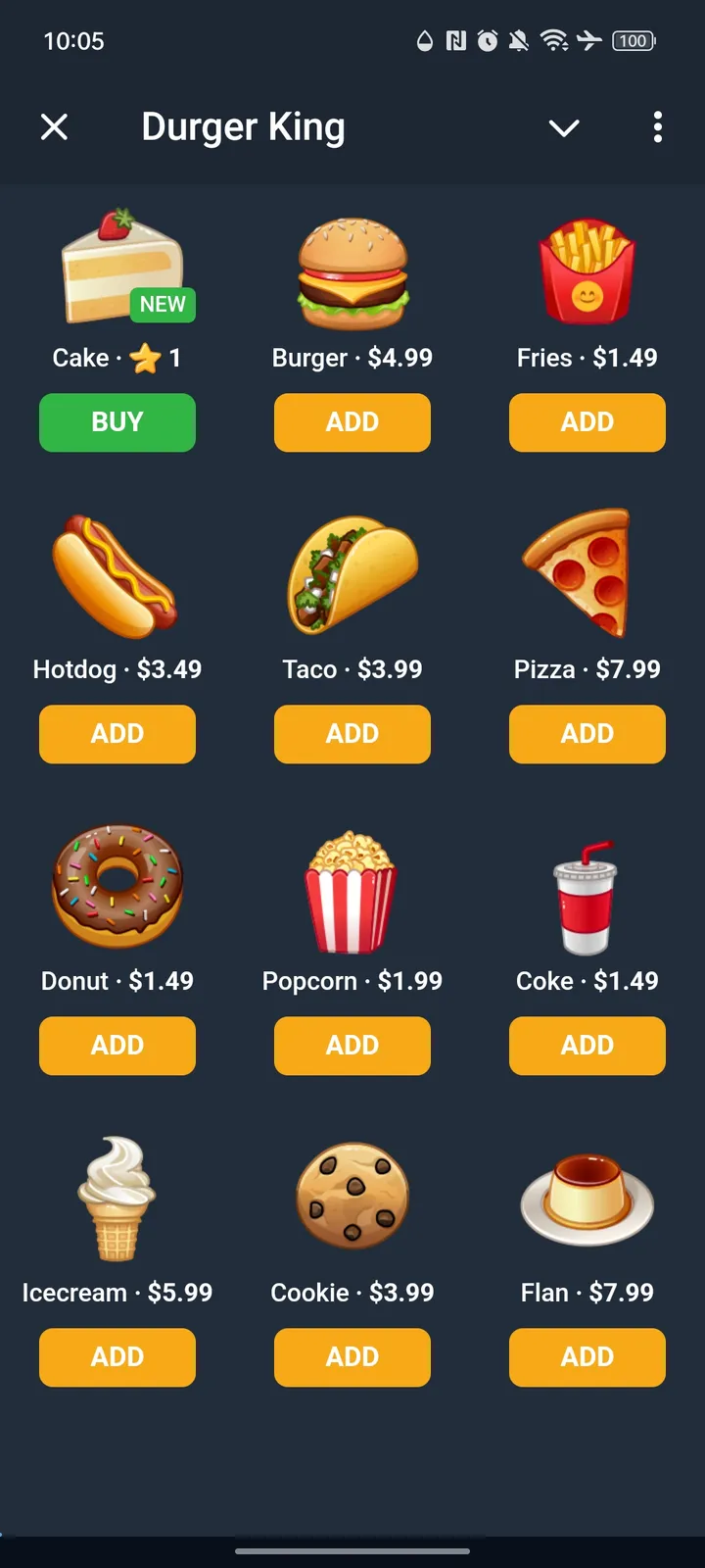 Durger King — Screenshot 1