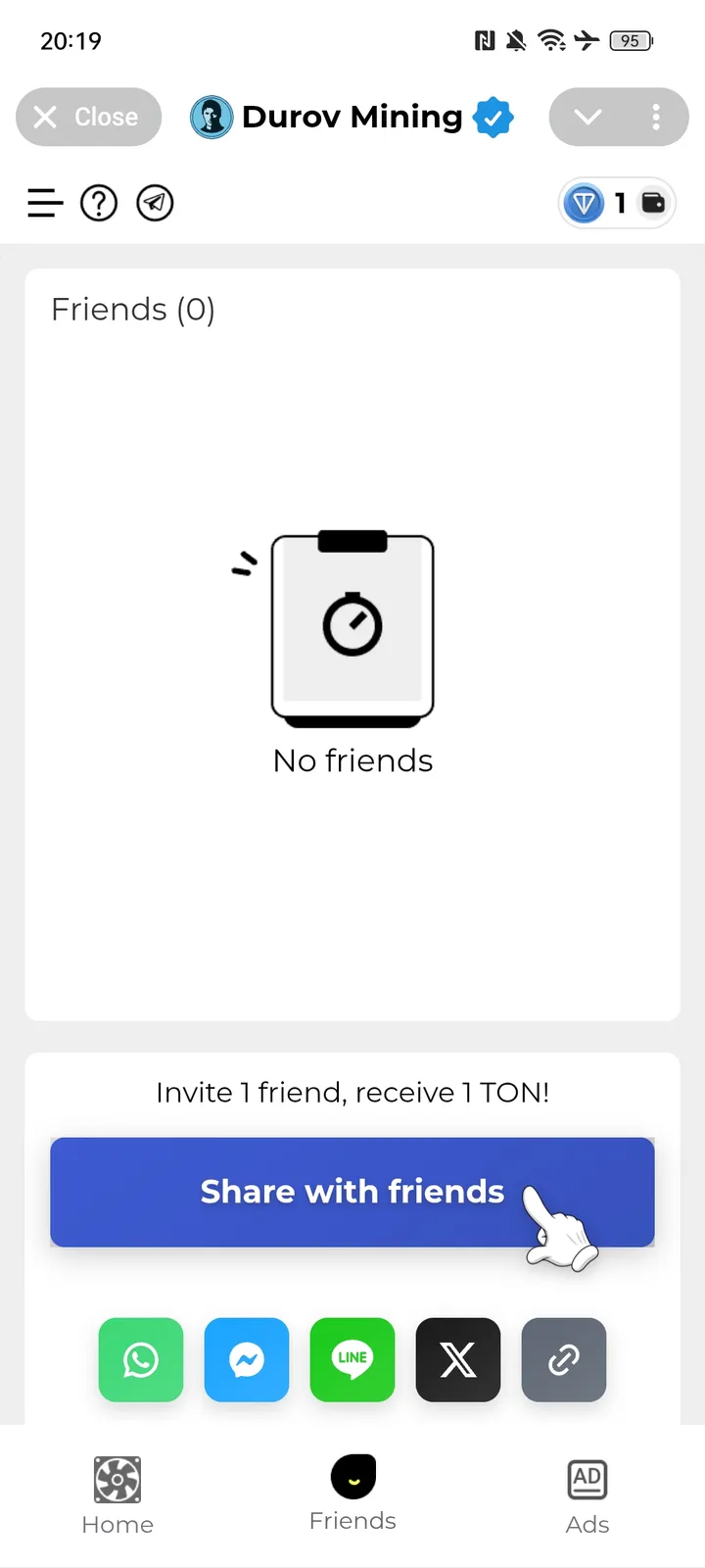 Durov Coin bot — Screenshot 2