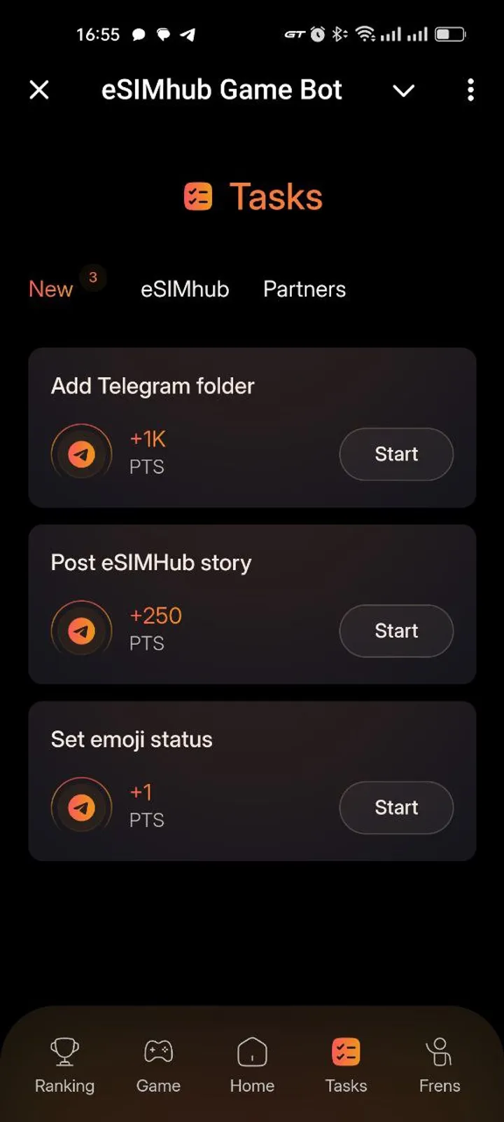 eSIMhub Game Bot — Screenshot 2