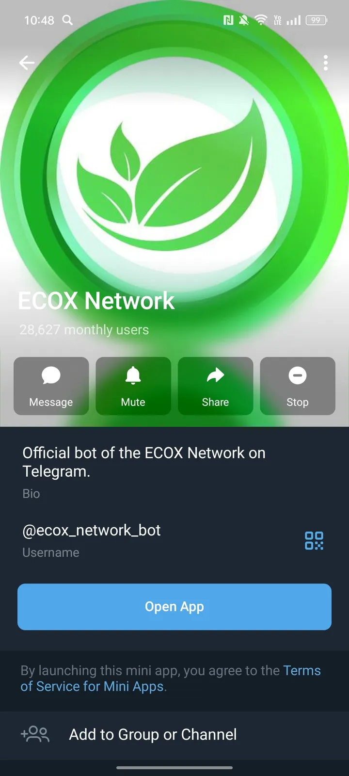 ECOX Network — Screenshot 4