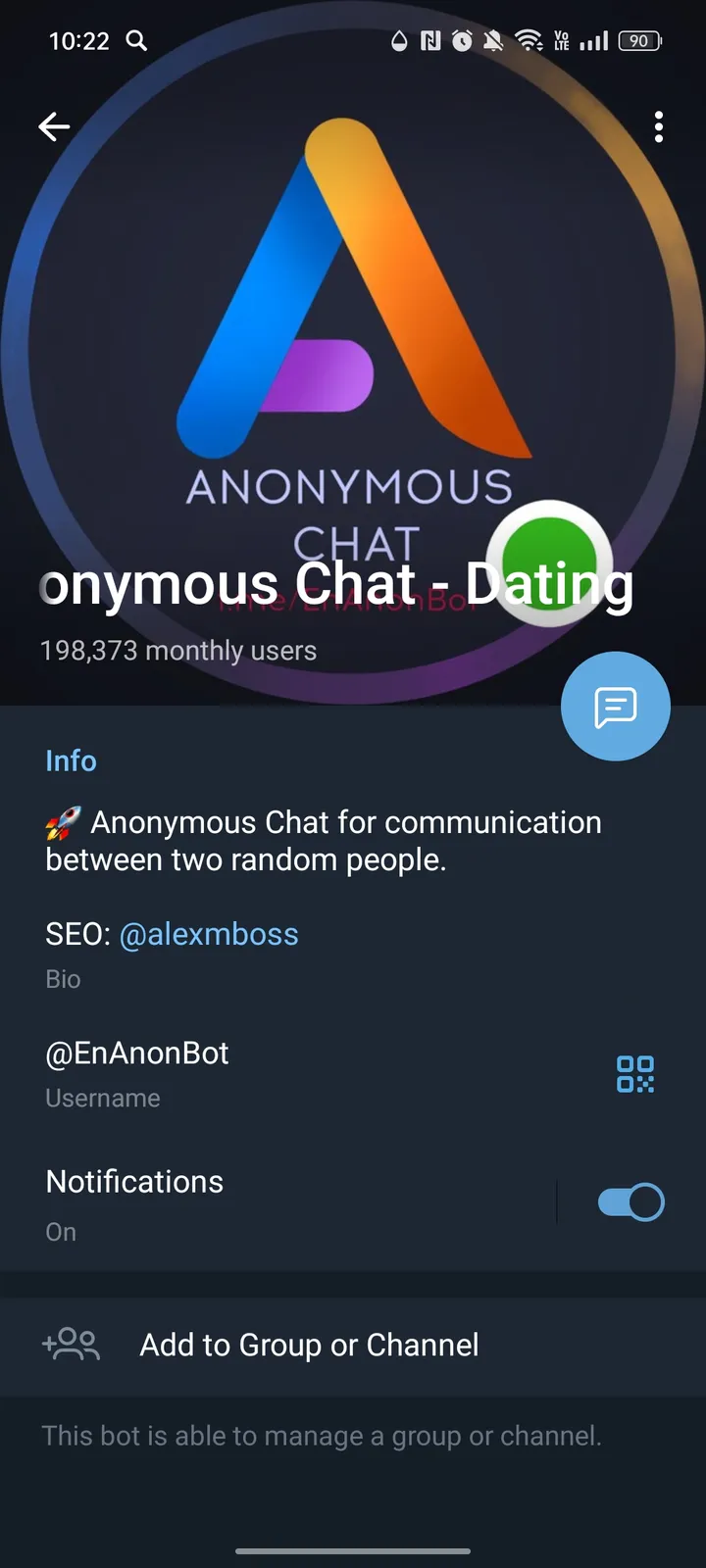 Anonymous Chat - Dating — Screenshot 3