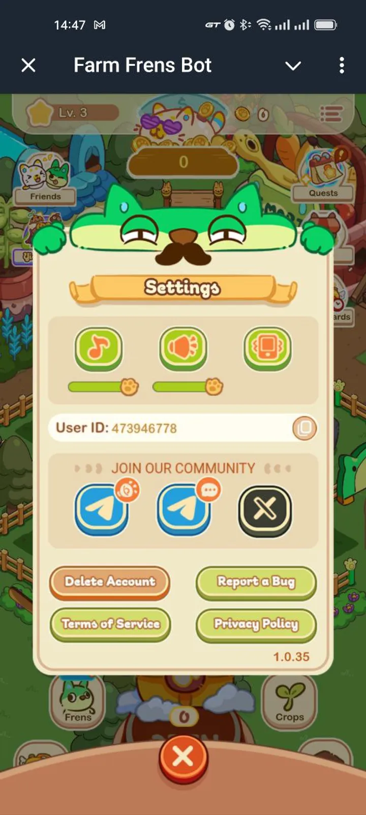 Farm Frens Bot — Screenshot 5