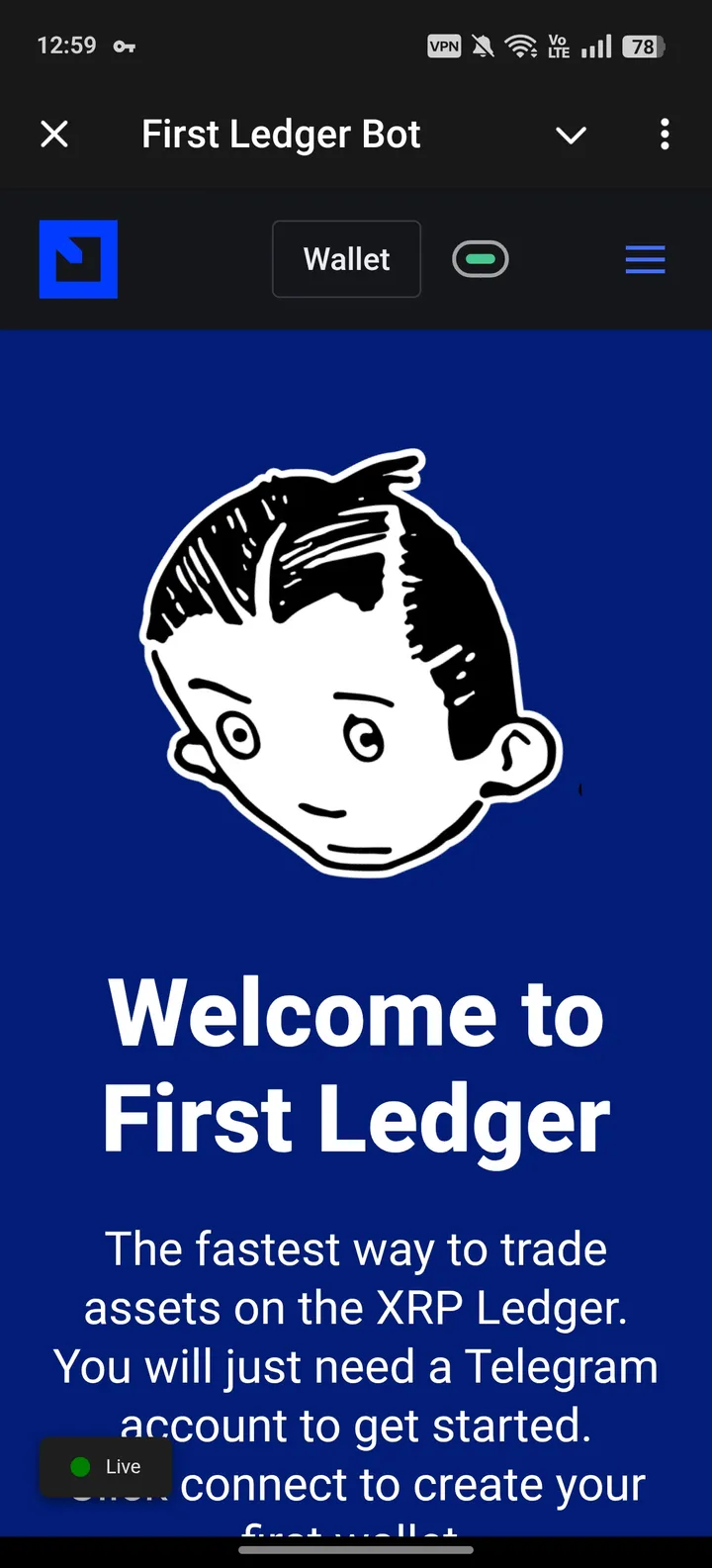 First Ledger Bot — Screenshot 1