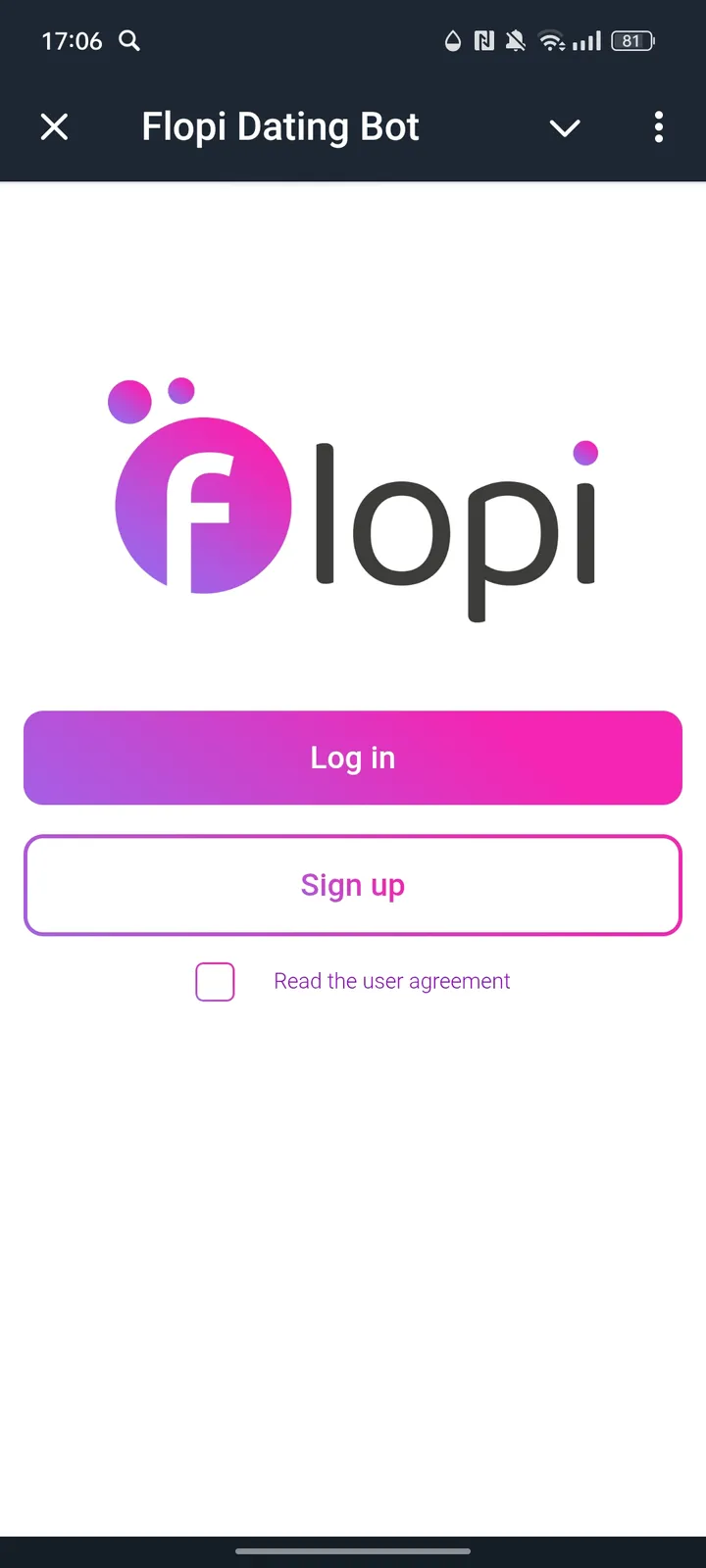 Flopi Dating Bot — Screenshot 4