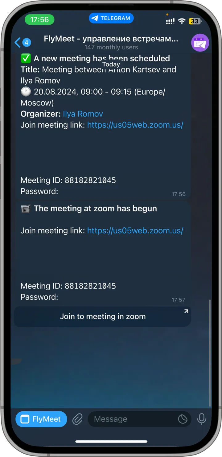FlyMeet AI - Scheduler with Zoom, GPT, and Calendar Integration — Screenshot 4