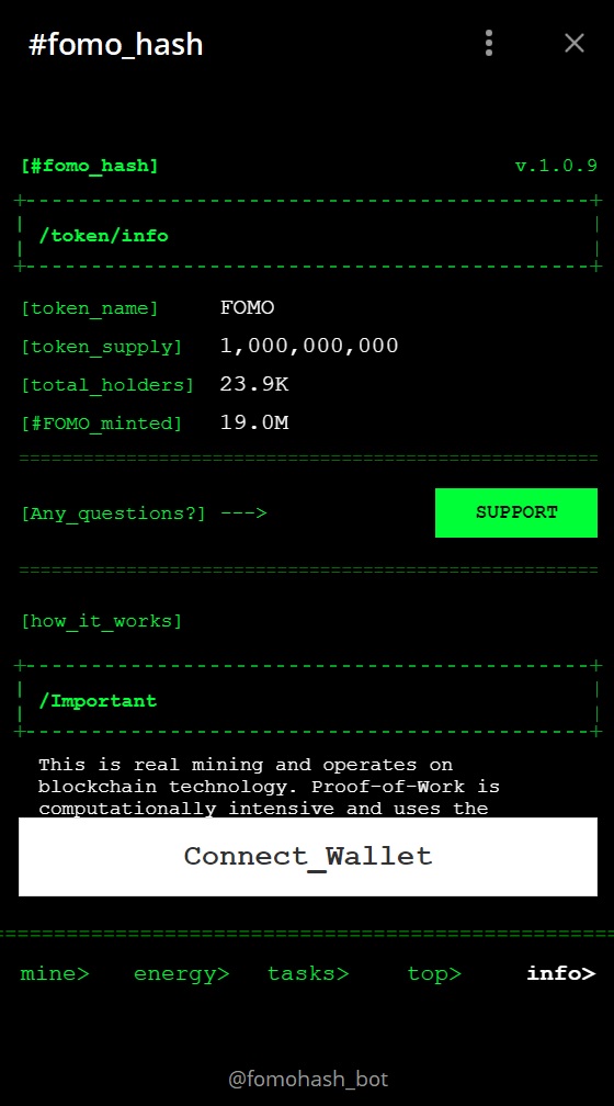 #fomo_hash — Screenshot 1