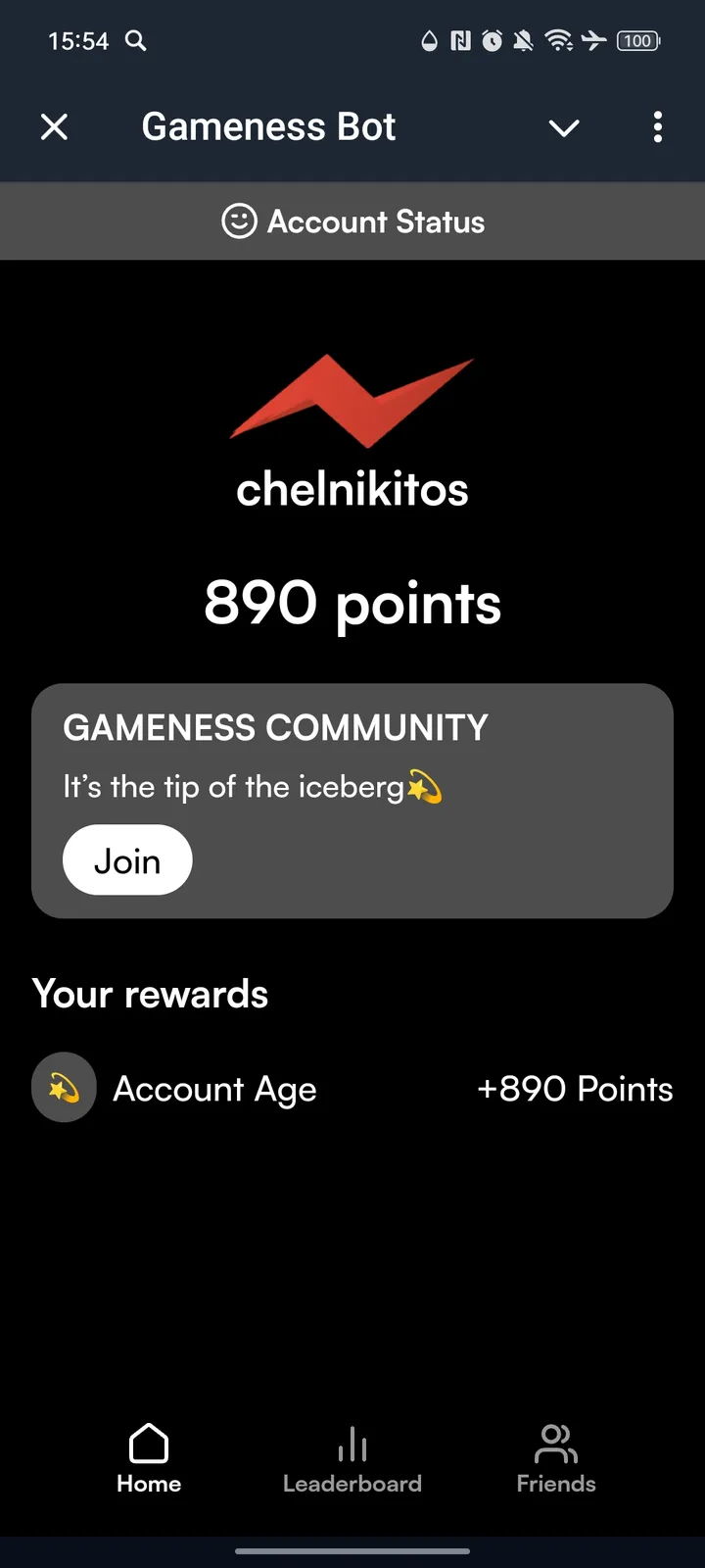 Gameness Bot — Screenshot 1