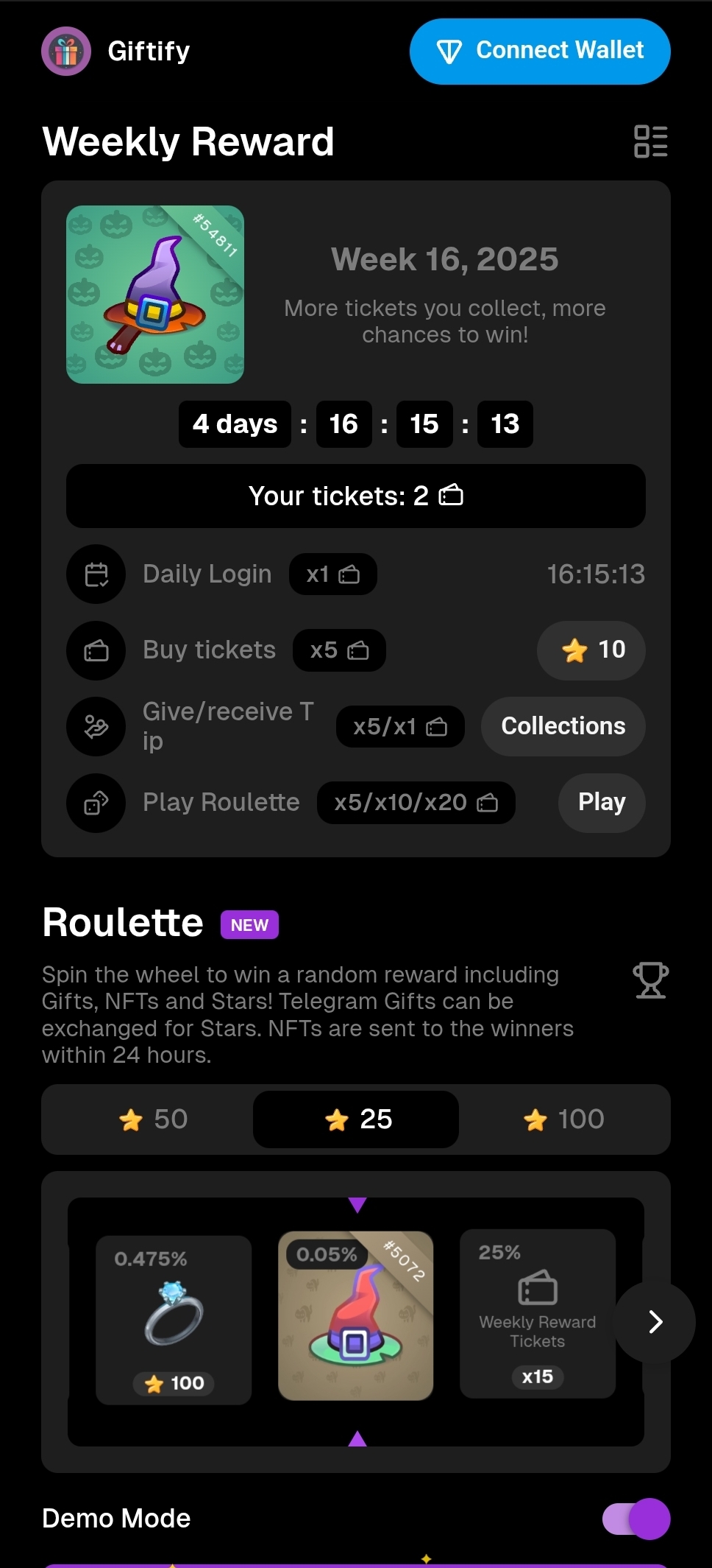 Giftify - Random NFT — Screenshot 1