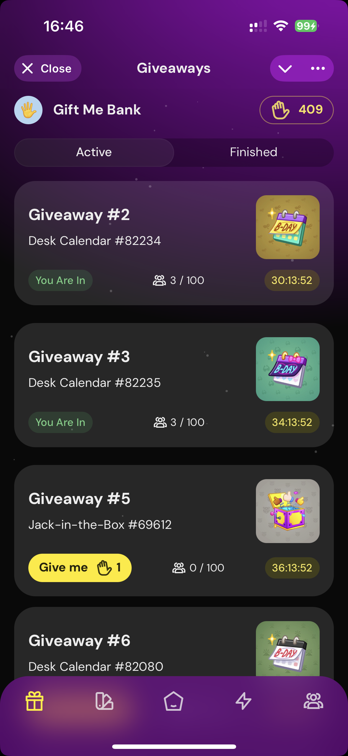 Gift Me Five — Screenshot 2