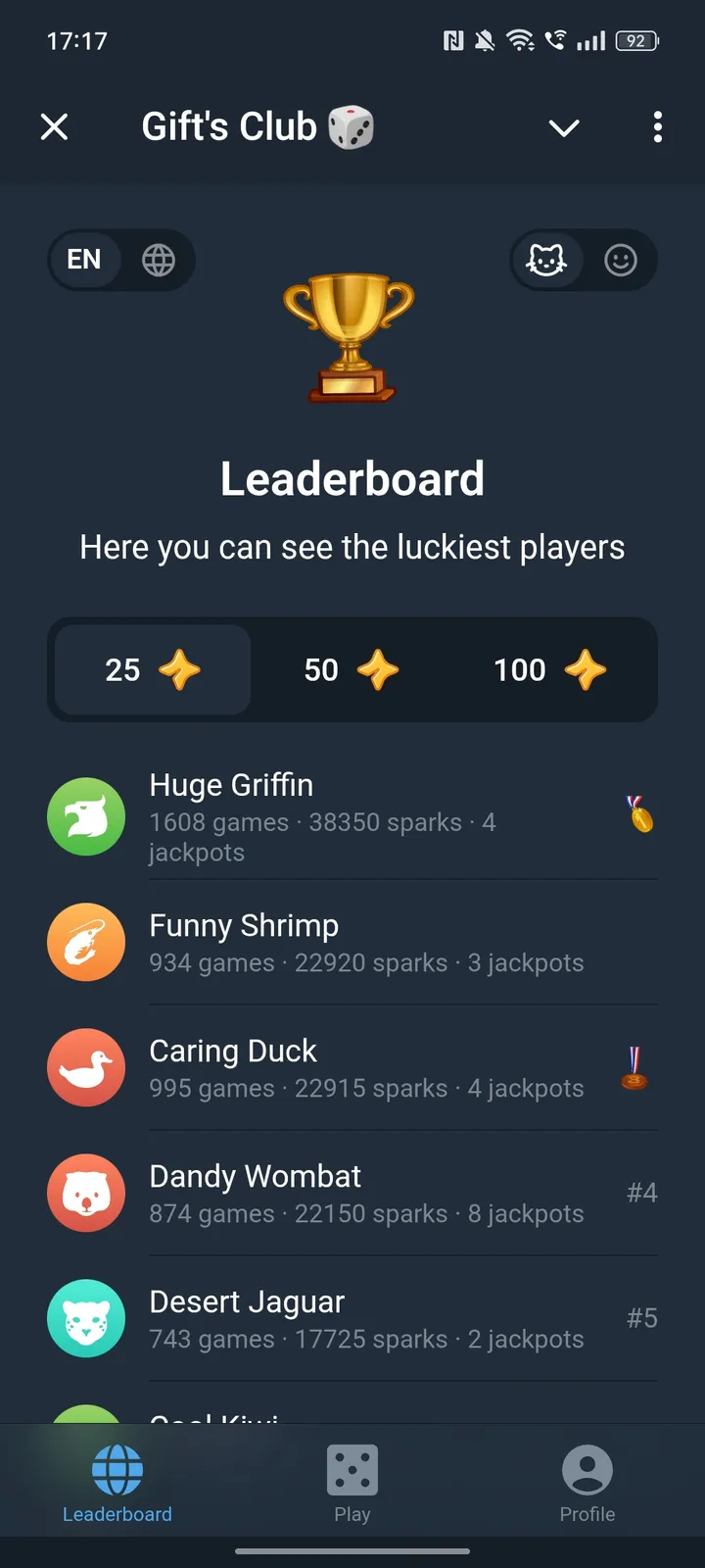 Gift's Club 🎲 — Screenshot 2