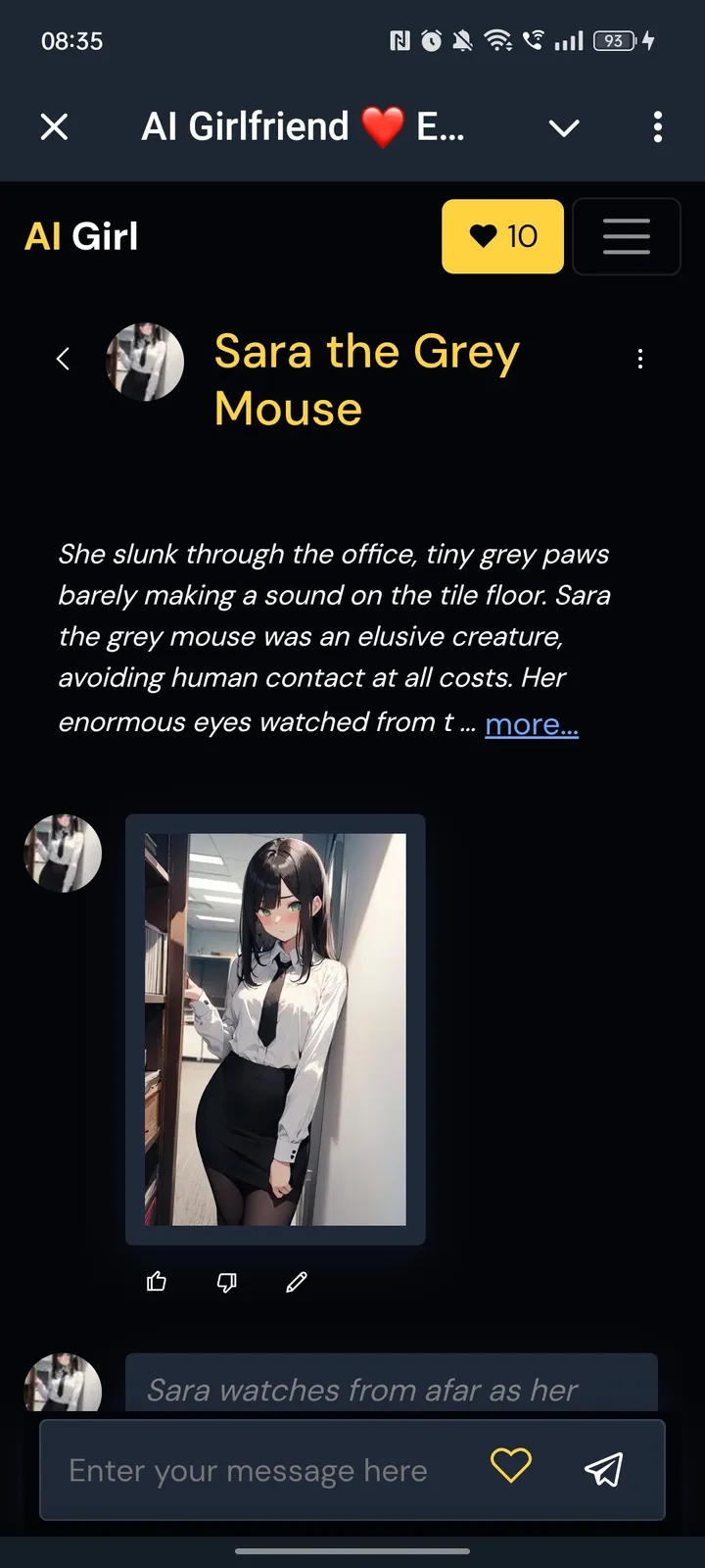 AI Girlfriend ❤️ Emma — Screenshot 3