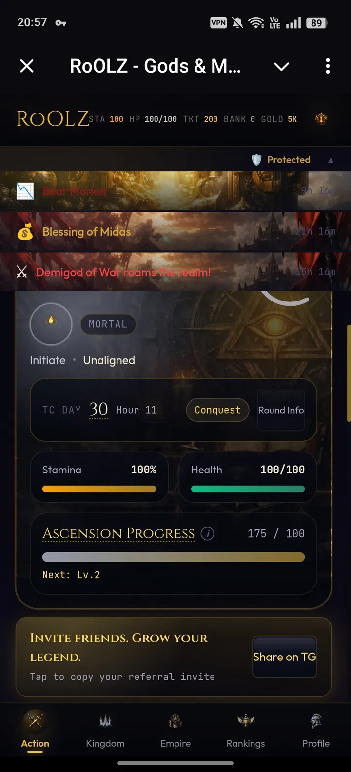 RoOLZ - Gods & Mortals — Screenshot 1