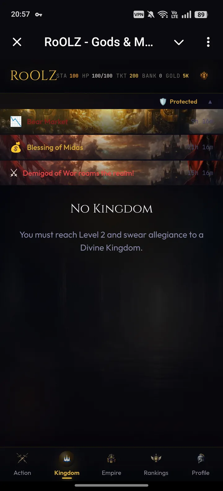 RoOLZ - Gods & Mortals — Screenshot 2