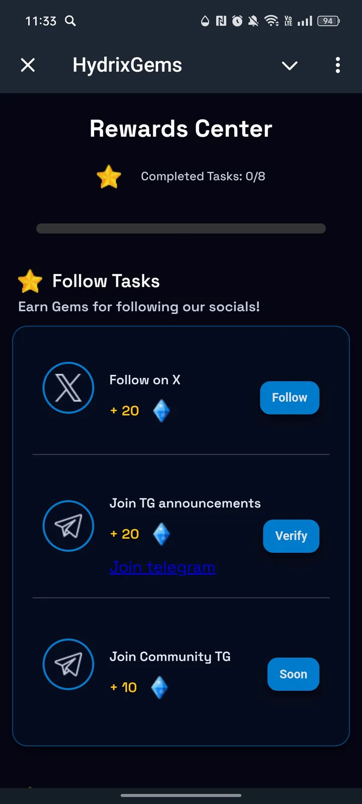 HydrixGems — Screenshot 3