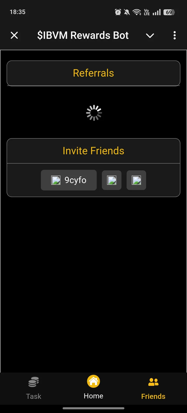 $IBVM Rewards Bot — Screenshot 4