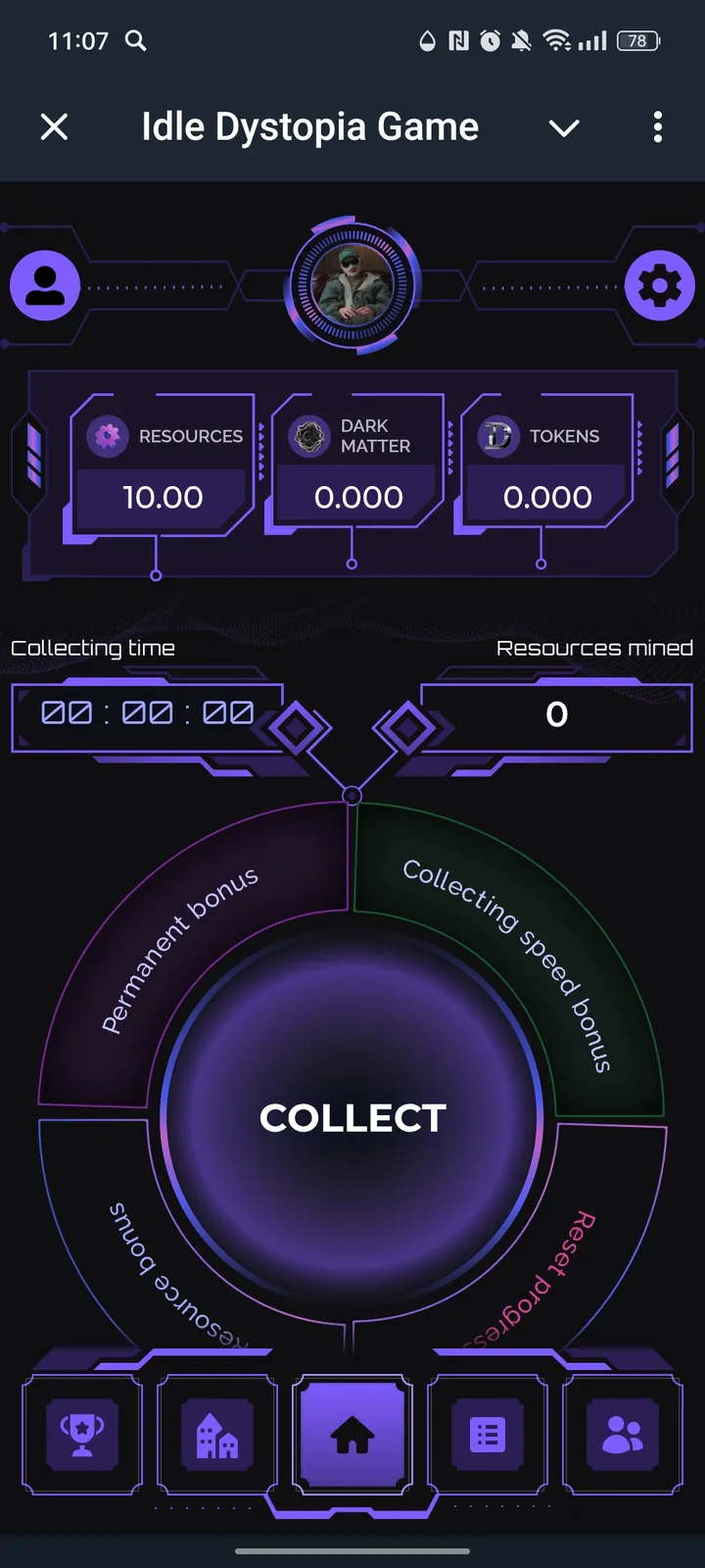 Idle Dystopia Game — Screenshot 1