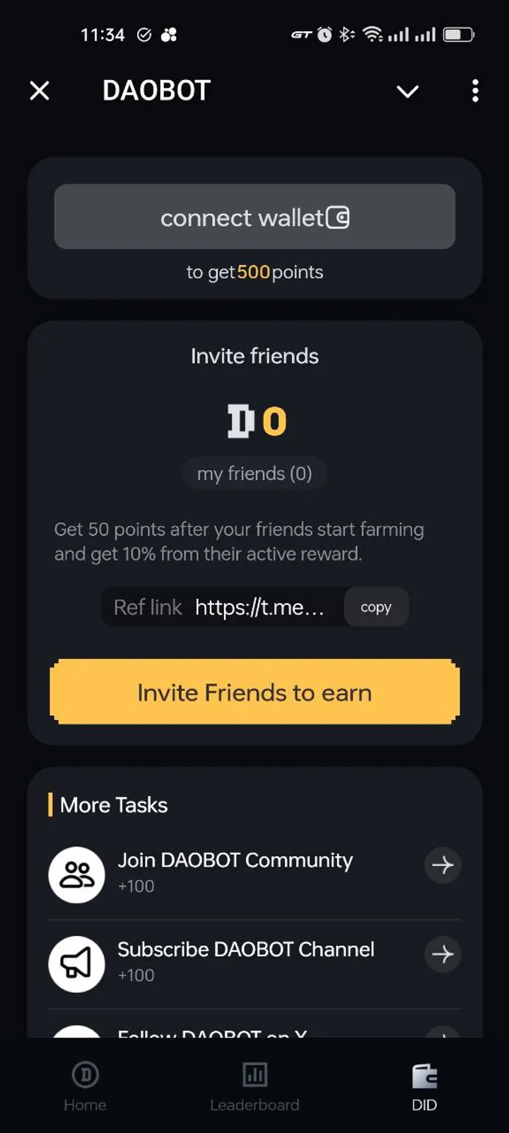 DAOBOT — Screenshot 2