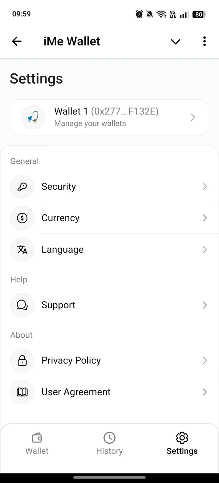 iMe Wallet — Screenshot 3