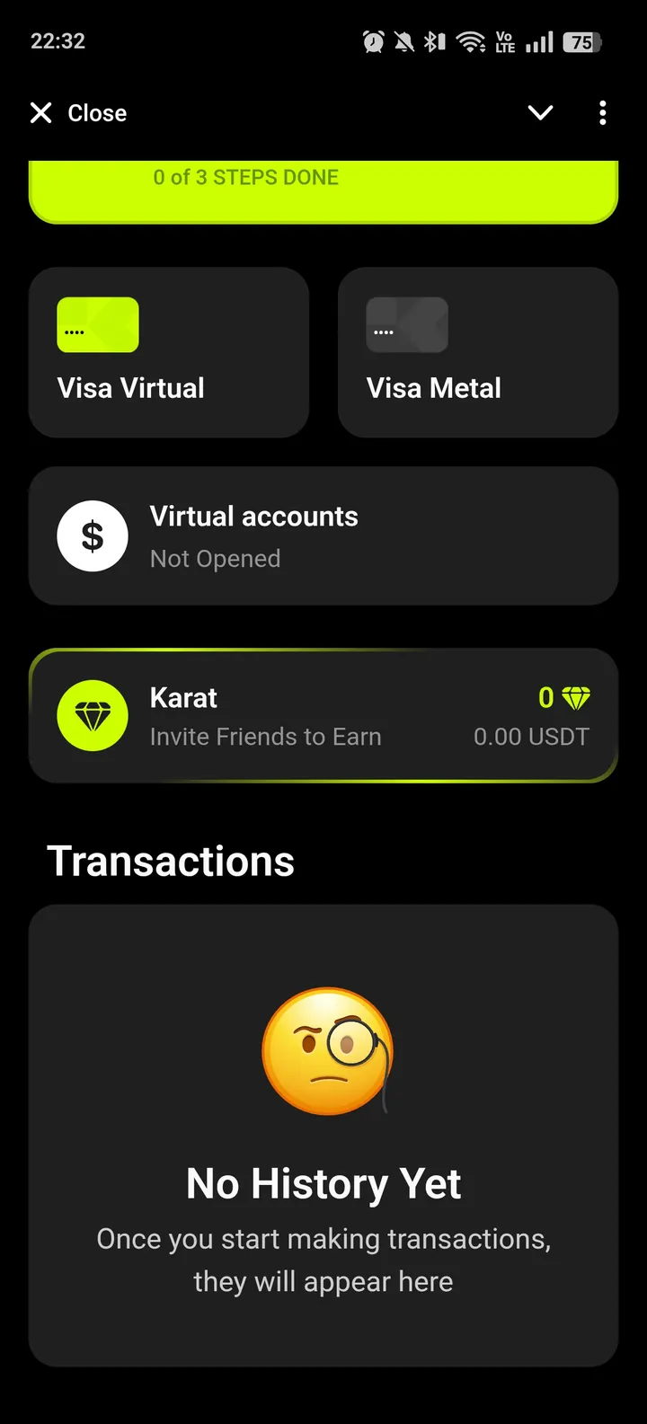 Karta - Crypto card & wallet — Screenshot 2