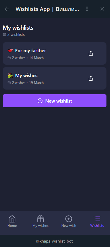 Wishlists | Вишлисты — Screenshot 4