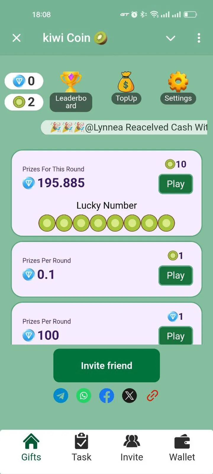 kiwi Coin — Screenshot 1