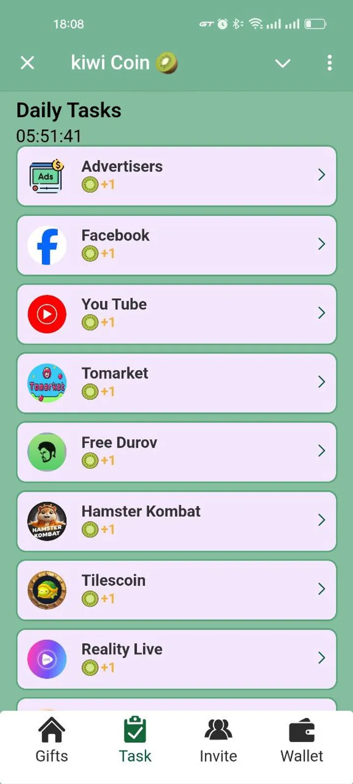 kiwi Coin — Screenshot 2