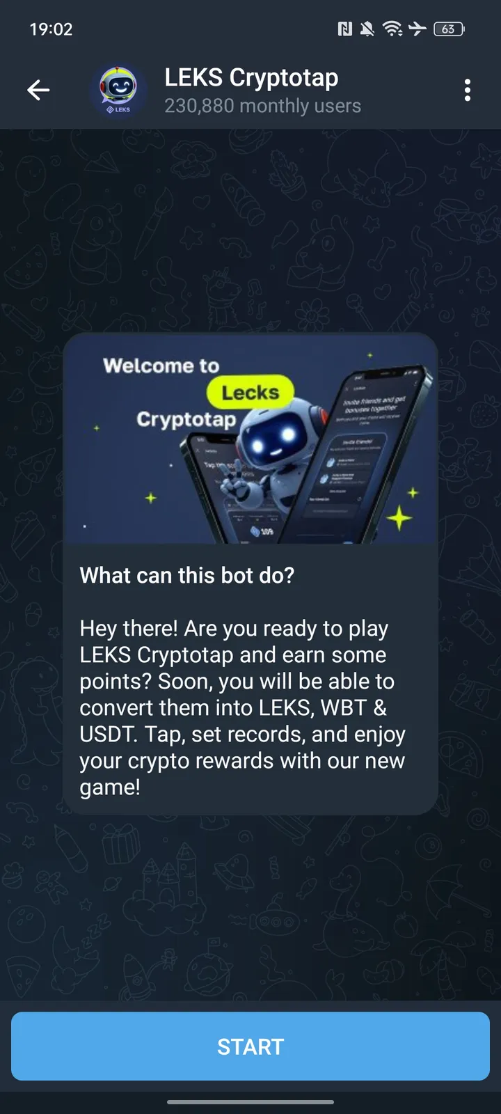 LEKS Cryptotap — Screenshot 1