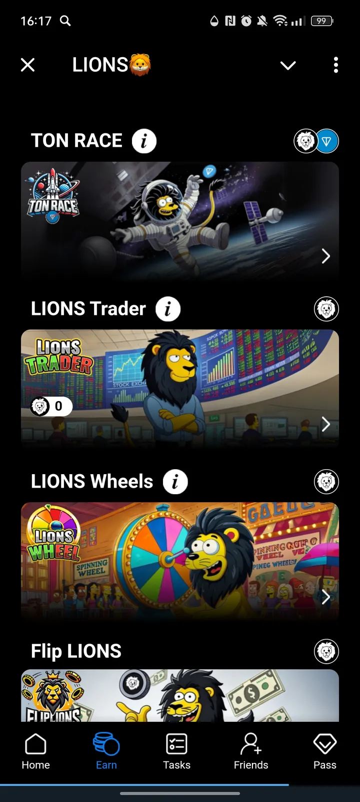 LIONS🦁 — Screenshot 2