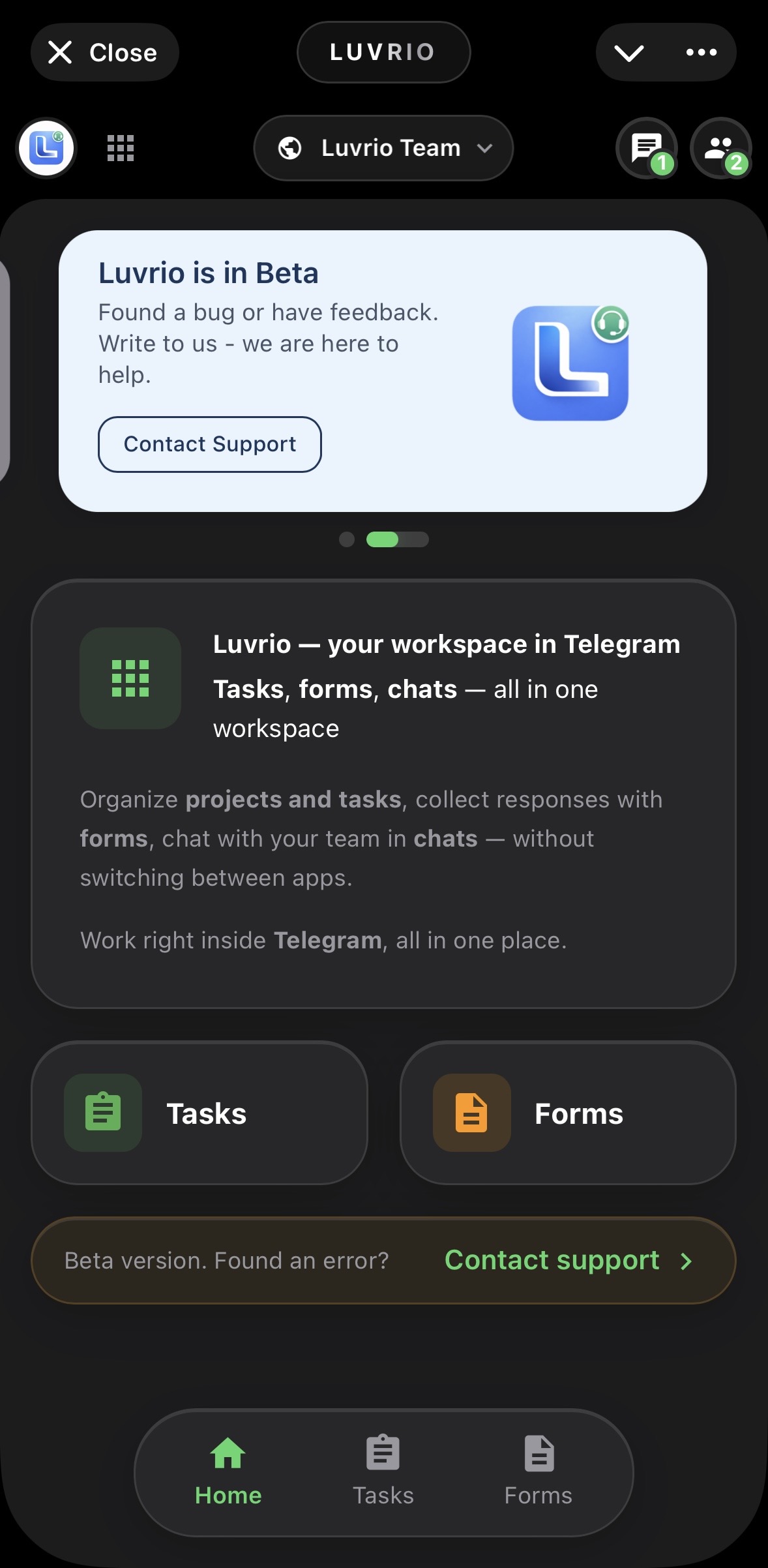 Luvrio — Screenshot 1
