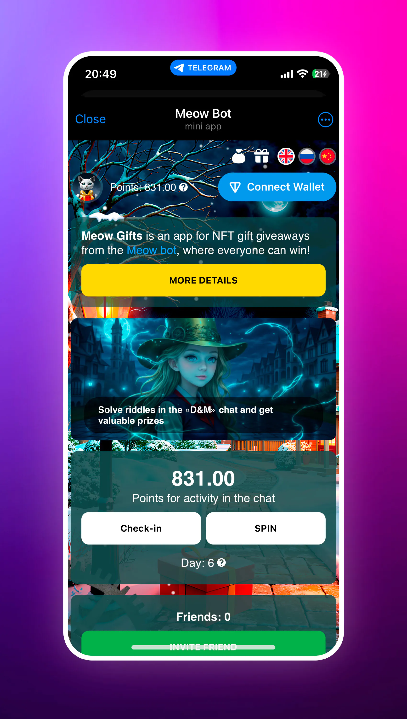 Meow Bot — Screenshot 1