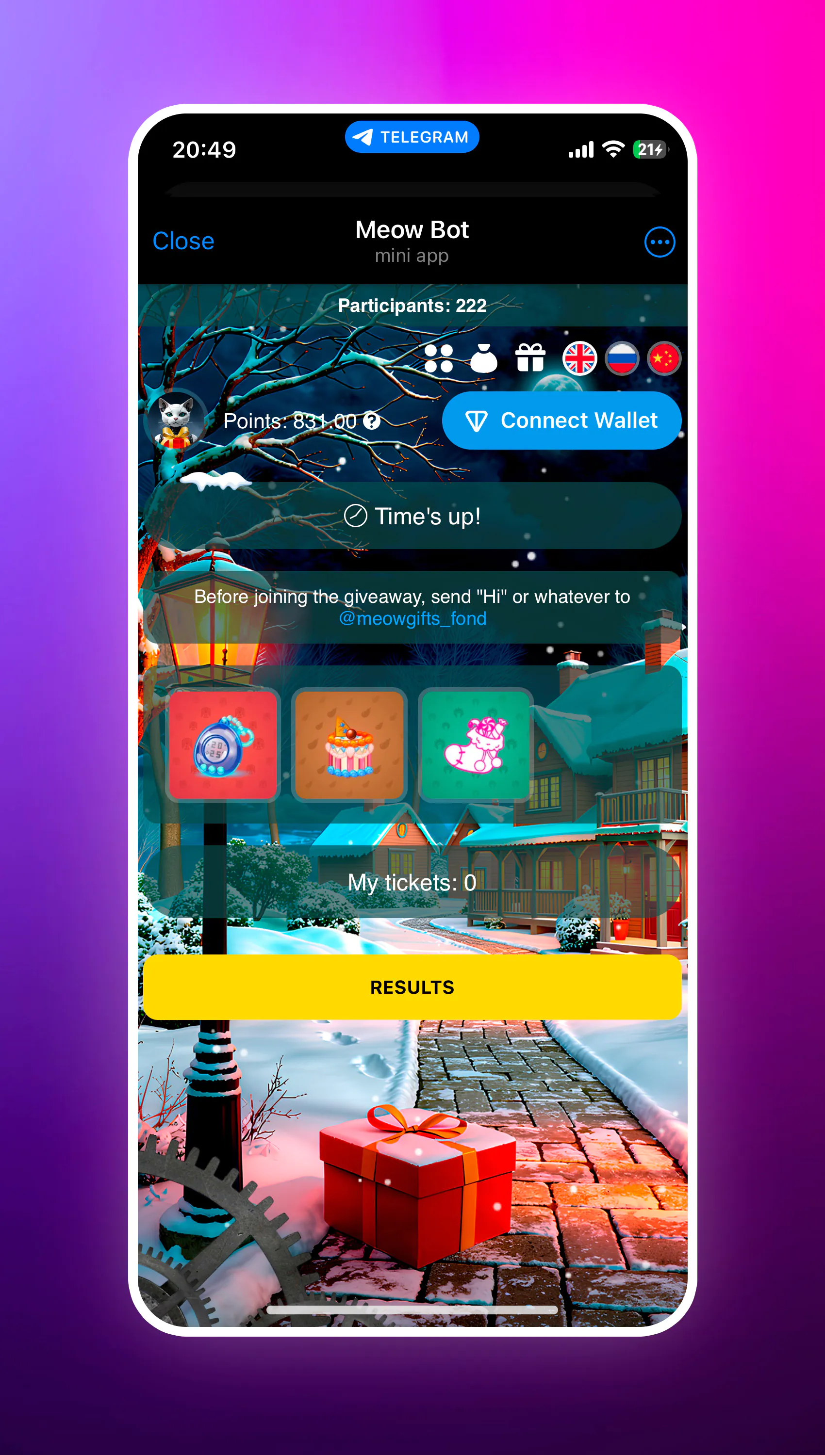 Meow Bot — Screenshot 3