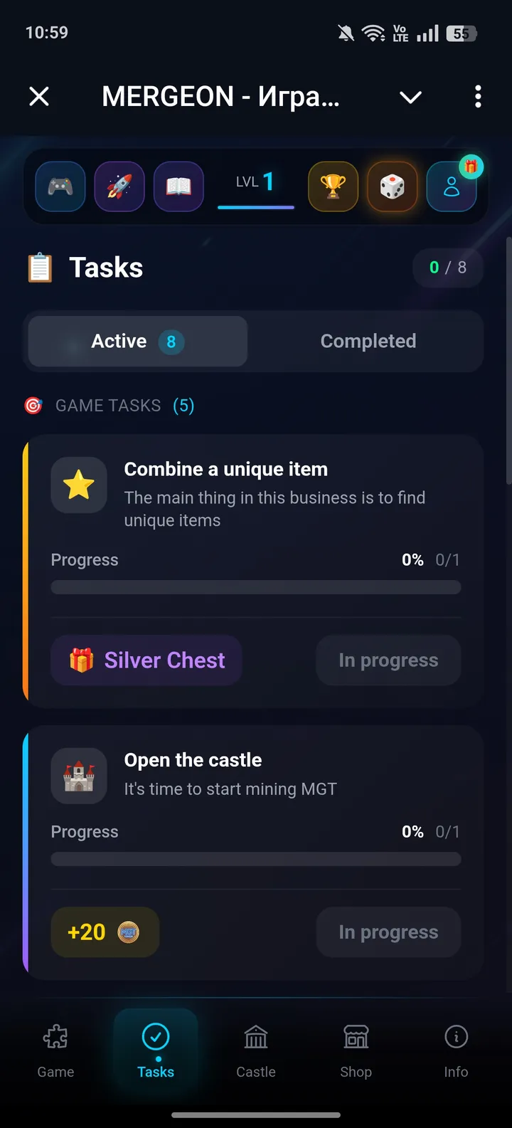 MERGEON - Play. Grow. Earn rewards — Screenshot 2