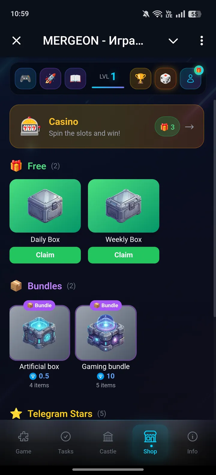 MERGEON - Play. Grow. Earn rewards — Screenshot 4