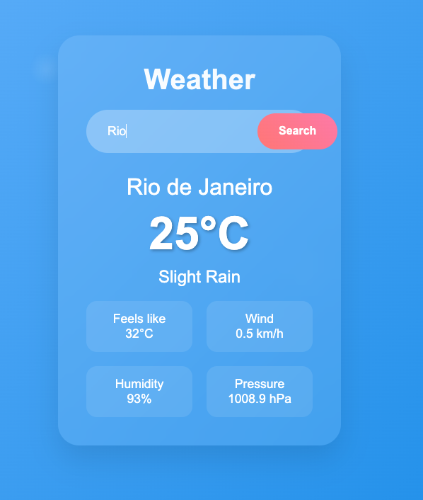 Weather App — Screenshot 3