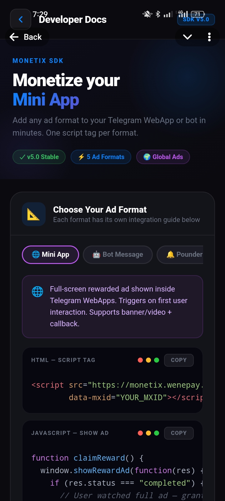 Monetix — Screenshot 1