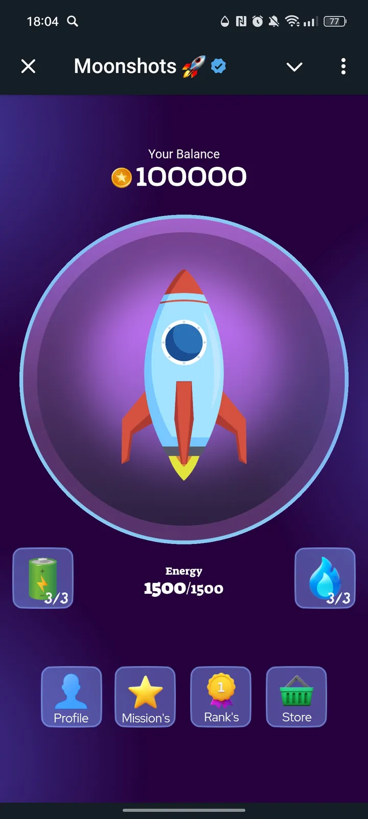 Moonshots 🚀 — Screenshot 1
