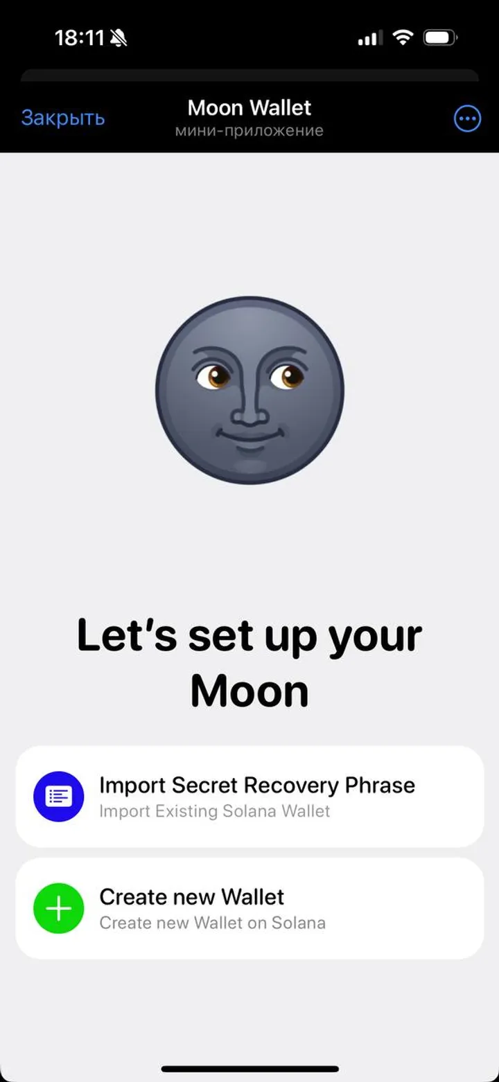 Moon Wallet — Screenshot 3