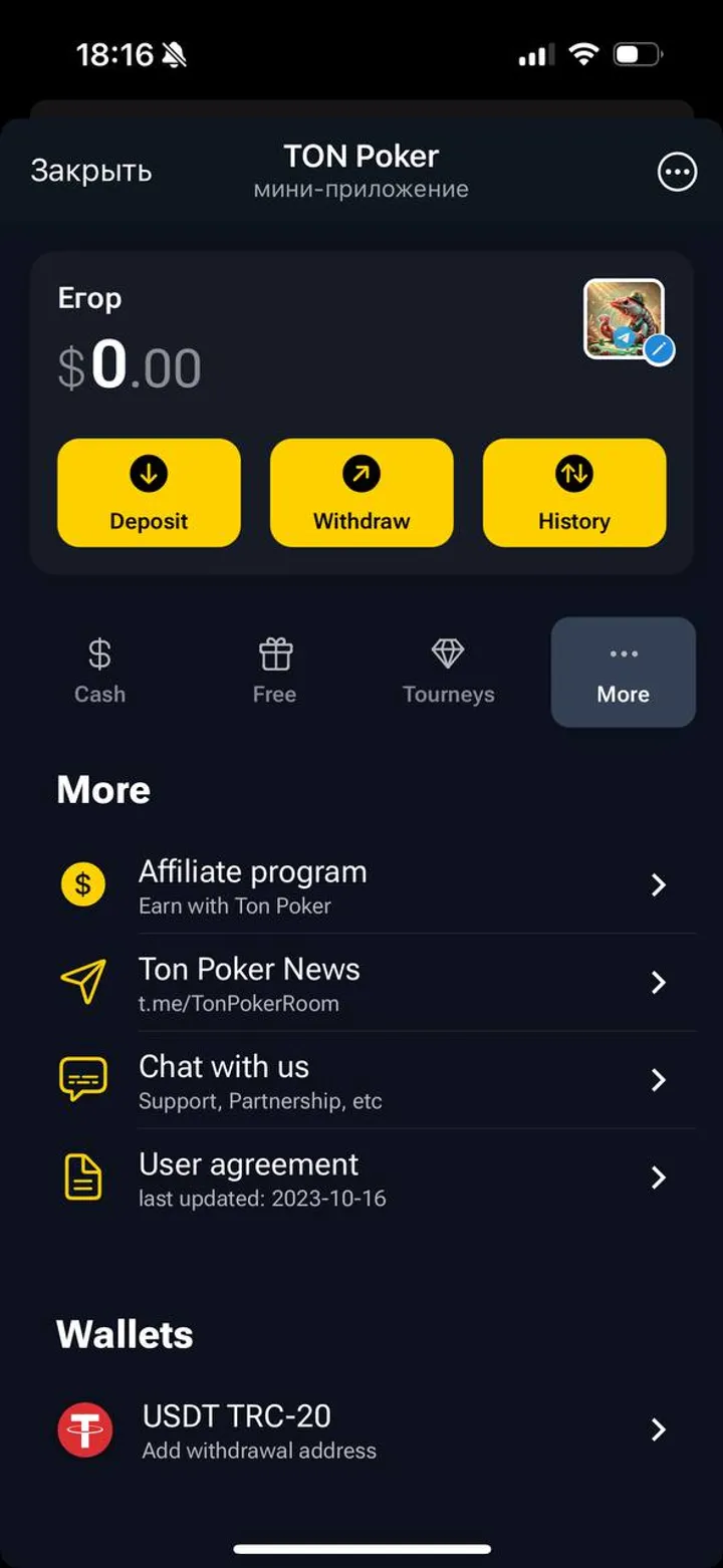 TON Poker — Screenshot 2