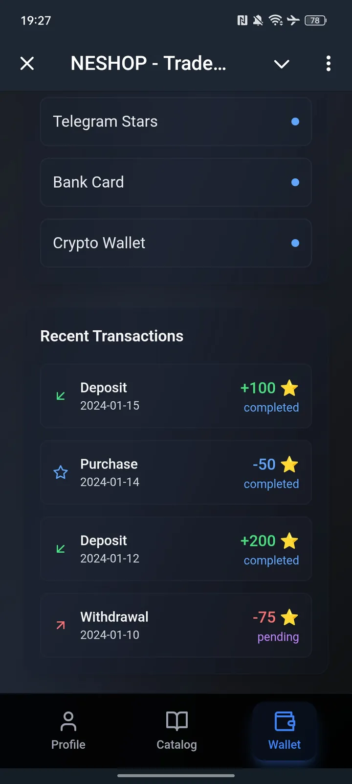NESHOP - Trade & Sale — Screenshot 3