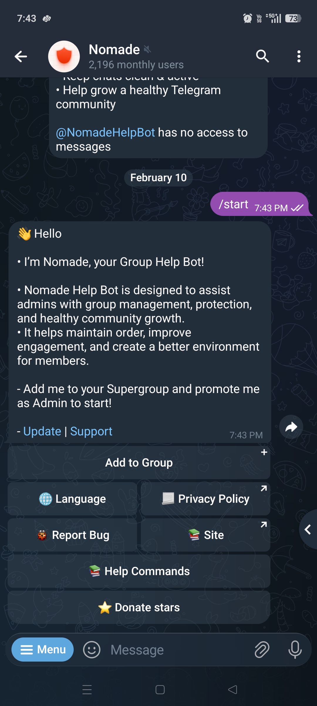 Nomade — Screenshot 1