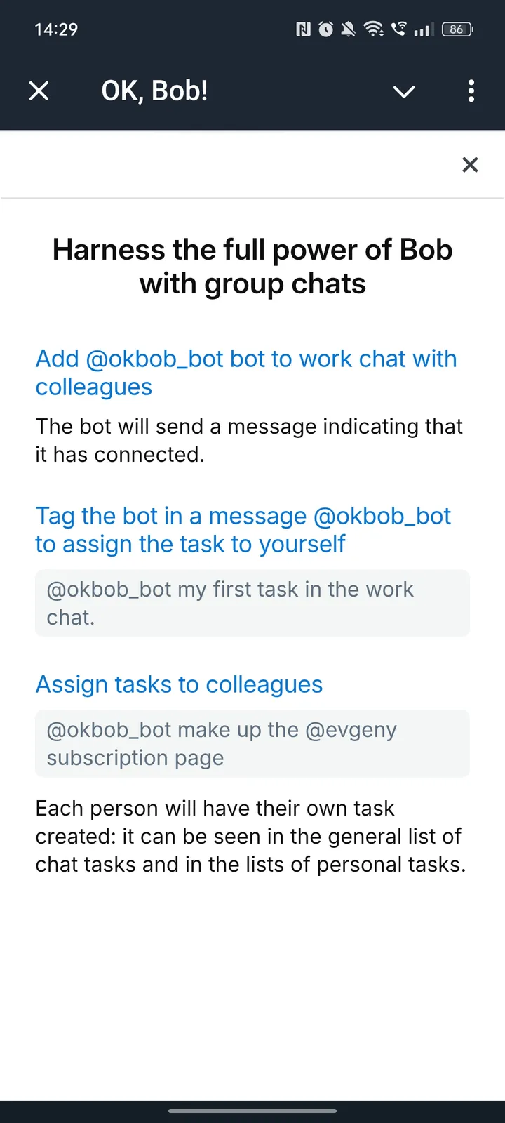 OK, Bob! — Screenshot 4