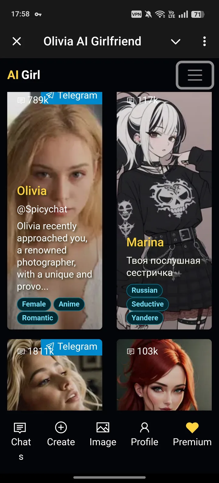 Olivia AI Girlfriend — Screenshot 4