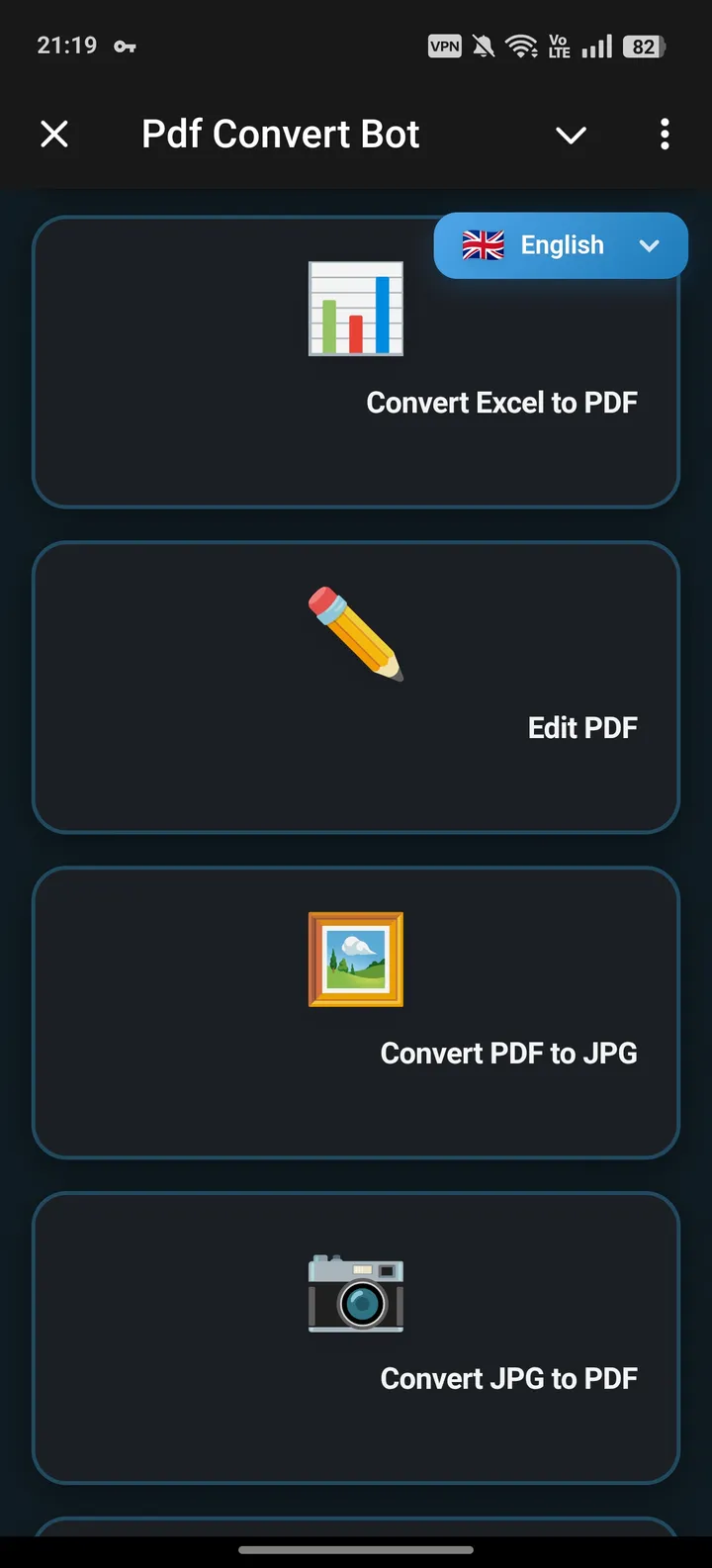 Pdf Convert Bot — Screenshot 3