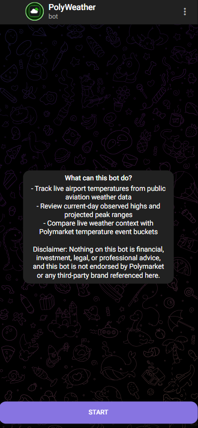 PolyWeather — Screenshot 1
